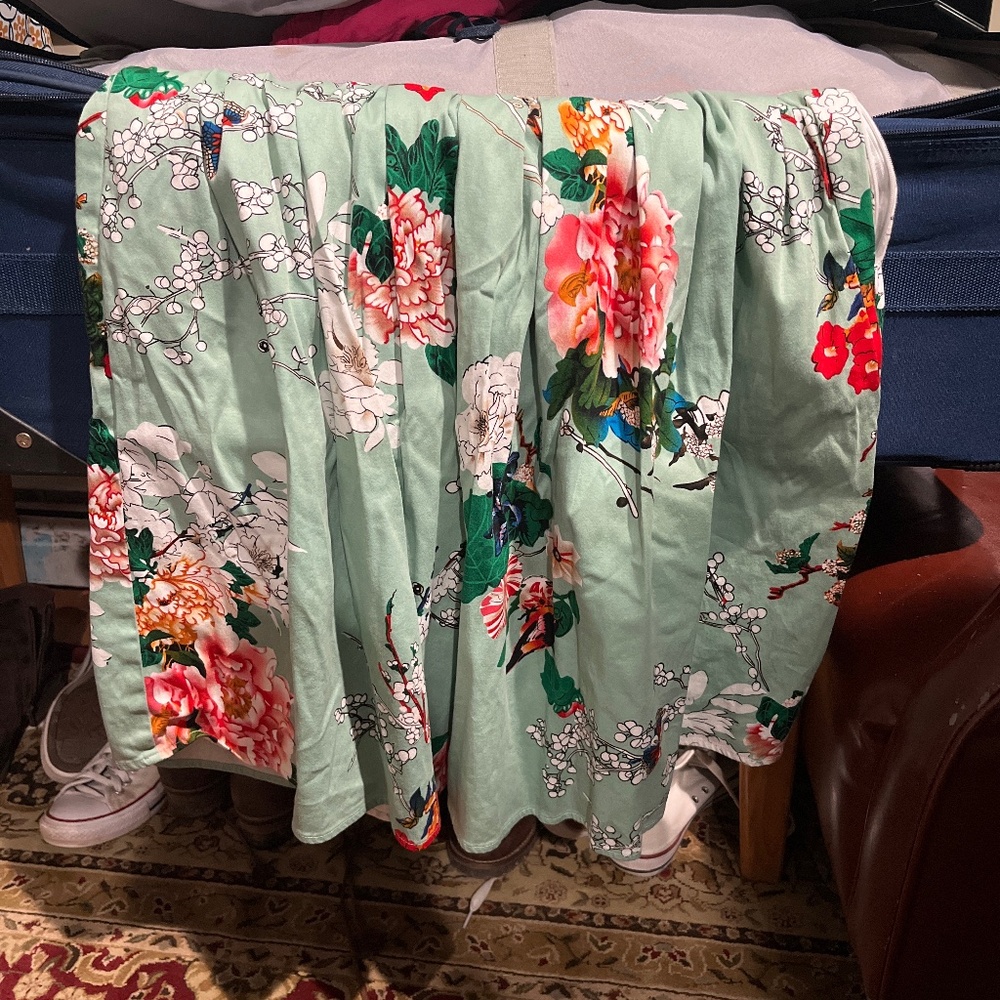 Knee length skirt